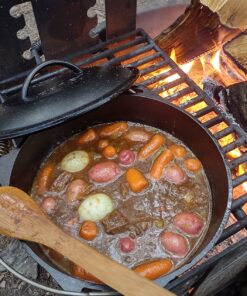 Lodge L8DO3 Cast Iron Dutch Oven, Pre-Seasoned, 5-Quart,Black 5 Quart 19 81ysofkQXdL