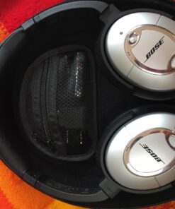 Synsen Replacement Ear Pads Cushion Compatible for Bose QuietComfort QC2,QuietComfort 15 QC15,QuietComfort QC25,QuietComfort 35 QC35,Bose AE2,AE2i,AE2w,SoundTrue, SoundLink (Around-Ear) Headphones BLACK 48 81yvkehQpRL