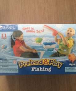 Learning Resources Pretend & Play Fishing Set - 11 Pieces, Ages 3+ Toddler Pretend Play Toys, Preschool Learning Toys, Fishing Pole for Kids, Fisherman Costume 35 81ywQgSmMJL