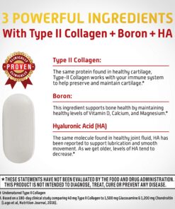 Move Free Ultra Triple Action Joint Support Supplement - Type II Collagen Boron & Hyaluronic Acid - Supports Joint Comfort, Cartiliage & Bones in 1 Tiny Pill Per Day, 30 Tablets (30 servings)* Triple Action 30 Count 13 81yxcEWCiFL