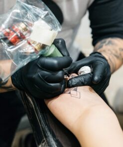 AMMEX Black Nitrile Exam Gloves, Box of 100, 3 Mil, Size Small, Latex Free, Powder Free, Textured, Disposable, Non-Sterile, Food Safe, ABNPF42100BX Small (Pack of 100) 35 81yyWRQZZdL