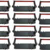 12 PACK SP-700 Ribbon Ink Cartridge Quality BLACK and RED Compatible with STAR Printer RC-700BR, SP700, 712, 742 2 81yypNw4ToL
