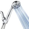 AquaDance High Pressure 6-Setting 3.5" Chrome Face Handheld Shower with Hose for the Ultimate Shower Experience! Officially Independently Tested to Meet Strict US Quality & Performance Standards! 2.5 Gallon Per Minute
