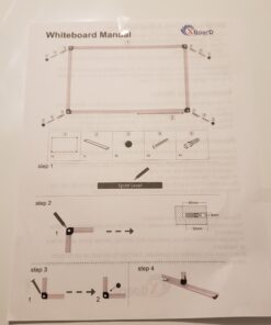 XBoard Magnetic Whiteboard 48 x 36, White Board 4 x 3, Dry Erase Board with Detachable Marker Tray 48x36-Inch 44 81yzUwPJqAL
