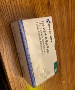 Pac-Kit 7-009 5-Piece Eye Flush Kit with 1 Oz. Eye Wash Solution, 2 Eye Pads and 2 Adhesive Strips 7-009-001 15 81yzsauQCL