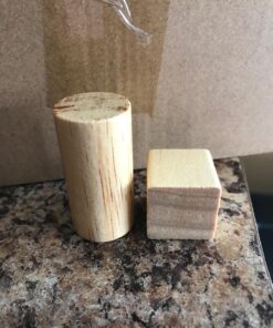 Oojami Wooden Building Blocks Set - 120 Blocks in 6 Shapes w/a Carrying Storage Bag (Natural) 13 81yzx M9YHL