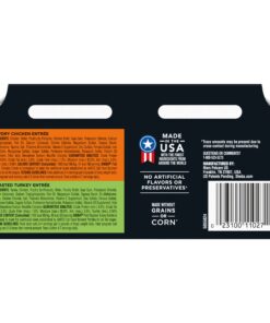 SHEBA PERFECT PORTIONS Paté Adult Wet Cat Food Trays (24 Count, 48 Servings), Savory Chicken and Roasted Turkey Entrée, Easy Peel Twin-Pack Trays 1.32 Ounce (Pack of 24) 23 81z Z5lkPL