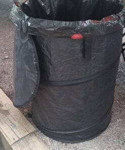 Camco Pop-Up Utility Container | Features Heavy Duty Liner & Zipper Close Lid | Holds 30-Gallon Kitchen-Size Trash Bags | Stands 2-Ft Tall & Collapses for RV Storage and Organization (42893) 23 81z26osx4L