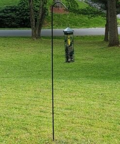 Ashman Black Shepherd Hook 92 Inch (Pack of 3), 1/2-Inch Thick, Solid Metal Single Piece Hook, Super Strong, Rust Resistant, Hanging Plant Baskets, Heavy Bird Feeders & More. 3 Pack 20 81z3C5t4FuL