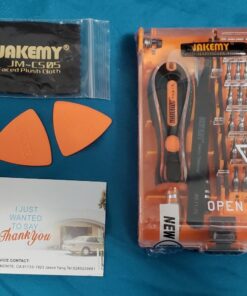 Screwdriver Set By JAKEMY, 43 in 1 Precision Screwdriver Kit Magnetic Replaceable Bits Repair Tool Kit Opening Tool and Tweezer for phone Cellphone PC Electronics Jm-8153+ 43 in 1 63 81z4yzaOWoL