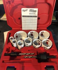 Milwaukee 49-22-4025 13-Piece General Purpose Hole Dozer Hole Saw Kit 21 81z5D7ActWL