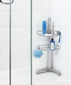 simplehuman Corner Shower Caddy, Stainless Steel and Anodized Aluminum 29 81z5YCv8wEL