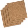 Quartet Cork Tiles, Cork Board, 12" x 12", Corkboard, Wall Bulletin Boards, Natural, 4 count (Pack of 1) 4 Pack 14 81z687NUwlL