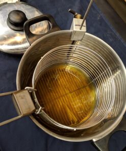 Excelsteel 6 Quart Stainless Steel Stove Top Deep Fryer,Silver 27 81z7oL6XhL