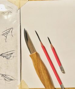 BeaverCraft Sloyd Knife C4 3.14" Wood Carving Sloyd Knife for Whittling and Roughing for beginners and profi - Durable High carbon steel - Spoon Carving Tools - Thin Wood Working Whittling Knife 38 81z85wP UgL