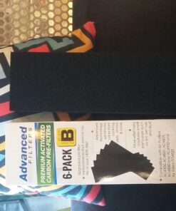 VEVA Replacement Pre Filter 6 Pack compatible with Germ Guardian Air Purifier Models AC4800 Series (AC4825, AC4825e) and Filter B FLT4825, Premium Carbon Activated 6 Count (Pack of 1) 29 81z90T33CNL