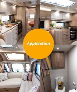 Dream lighting 12 Volt LED RV Lights Recessed Puck Lights - 2W Interior Ceiling Light for RV Trailer Boat - Warm White Black Shell Pack of 10 Pack 10 12 81z9JXdTOSL