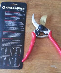 Haus & Garten ClassicPRO 8.5" Bypass Pruning Shears - Premium Garden Shears - Use As Gardening Shears, Garden Clippers, Handheld Heavy-Duty Professional Pruning Shears For Gardening & Pruning Scissors 53 81z9tP0Qm2L