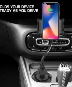 Car Cup Holder Phone Mount, Phone Holder Mount Cradle Compatible for Apple iPhones, Samsung Galaxy, LG, Moto Series Google Pixel Smartphones (Goose Neck) Goose Neck 16 81zAL9SsAlL