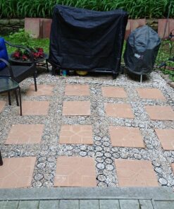 TRUEGRID | Deco Permeable Pavers | Designed as Driveway Pavers, Garden Pavers, Stepping Stone Support, for Walkways, Patios, Poolside, DIY | Outdoor Pavers | 1.8" Depth | Pack of 10 (40 Square Feet) 35 81zBY7TIpbL