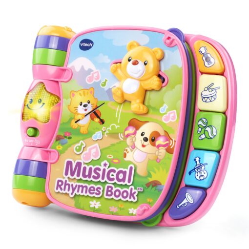 VTech Musical Rhymes Book, Pink Standard Packaging