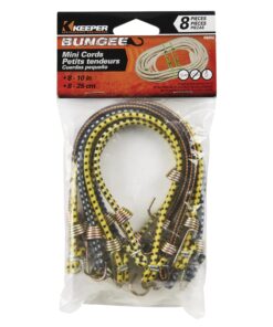 Keeper - 10” Mini Bungee Cords, 4 Pack - UV and Weather-Resistant 4.0 9 81zDh8Y2vyL