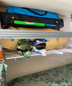 Hyloft 00967 45-Inch X 15-Inch Steel Wall Shelf Storage Rack for Garage, Low-Profile Brackets, Max Shelf Load 200 Pounds, Off White 36 81zGKtUoPL