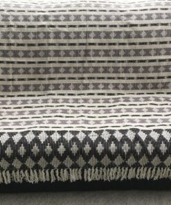 DII California Casual, Colby Southwest Woven Throw, Black & Gray, 50x60 50x60" 48 81zGNoK3wPL 1