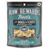 Northwest Naturals Raw Rewards Freeze-Dried Chicken Liver Treats for Dogs and Cats - Bite-Sized Pieces - Healthy, 1 Ingredient, Human Grade Pet Food, All Natural - 3 Oz 3 Ounce (Pack of 1) 16 81zGsCM21L