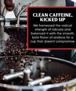 Death Wish Coffee Co. Single Serve Pods - Extra Kick of Caffeine - Dark Roast Coffee Pods - Made with USDA Certified Organic, Fair Trade, Arabica and Robusta Beans (20 Count) 20 Count (Pack of 1) 24 81zIiIY1t3L 2