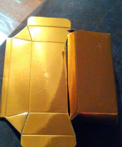 Super Z Outlet Western Casino Pirate Foil Gold Bar Treasure Boxes Party Supplies for Birthday Favors Decoration, Candy, Goodie Bags, Treats, Children Toys Gifts, Arts & Crafts (12 Pack) 15 81zIq1CTvL