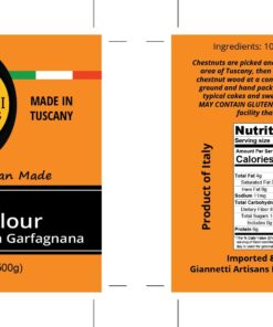 Giannetti Artisans Italian Chestnut Flour - Stone Chamber Roasted Chestnuts - (2-pack of 1lb bags) - Nov. 2021 Batch 10 81zIt5tbPL