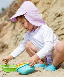 i play. by Green Sprouts Baby & Toddler Long Sleeve Rashguard | All-Day UPF 50+ Sun Protection—Wet or Dry 12 White 8 81zKcD42kjL
