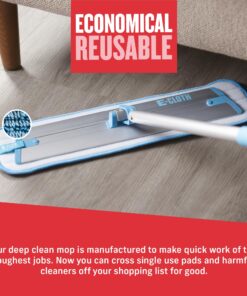E-Cloth Deep Clean Mop, Microfiber Mop, Perfect Floor Cleaner for Hardwood, Laminate, Tile and Stone Flooring, Washable and Reusable, 100 Wash Promise Old Version 36 81zLJ0tLqlL
