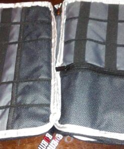 BUBM Double Layer Electronics Organizer, Travel Gadget Bag for Cables, Memory Cards, Flash Hard Drive and More, Fit for iPad or Tablet(up To 9.7")--Large, Dark Blue Large,2-layer 38 81zLUKs6WhL