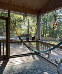 Hammocks Rada Mayan-Made Matrimonial Yucatan Hammock - Two Person Hammock - Artisan Crafted in Central America - Fits 12.5 to 13 Feet Hammock Stand - Up to 550 Pounds, Tropical Multicolor Multi Color 35 81zMEmJNaxL