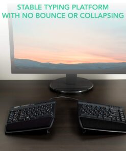 KINESIS VIP3 Tenting Accessory for Freestyle2 Ergonomic Keyboard (AC820) Tenting with Palm Supports for Freestyle2 15 81zMrb9RsL