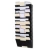 Wallniture Lisbon 10-Tier Wall Mounted File Holder and Desk Organizer, Metal Black Office Organization and Storage Rack 7 81zN vlwf8L