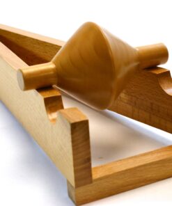 Center of Mass Demonstrator - Roller & Ramp - Rolls Up Inclined Plane - Clear Coated Wood Construction, 17"L - Great as Physics Demo or Executive Gift - Eisco Labs 6 81zOH1T0VL