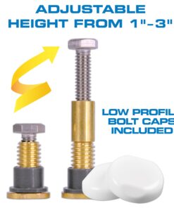 Danco 10879 All-in-One Toilet Installation Kit with Perfect Seal Wax Ring & Zero Cut Bolts, Blue and Gray, 1-Pack 1 Pack 29 81zQoYDxUdL