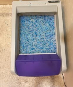 PetSafe ScoopFree Crystal Litter Tray Refills, Premium Blue Crystals, 3-Pack, Disposable Tray, Includes Leak Protection & Low Tracking Litter, Absorbs Odors On Contact 3 Trays 39 81zRcmKyTnL 1