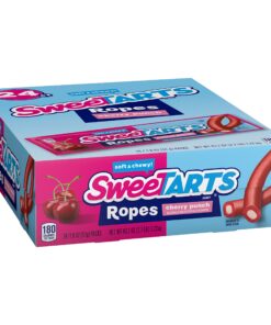 SweeTARTS Soft and Chewy Ropes, Cherry Punch, 1.8 Ounces (Pack of 24) Pack of 24 17 81zSW2VPRZL