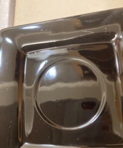 10 Strawberry Street Nova Square 45 pc Dinnerware Set, Black 30 81zSYzQqlqL