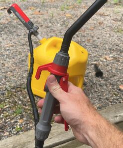 TERA PUMP Electric Multipurpose Gas Transfer Pump with Quick Stop Nozzle for Gas, Diesel, DEF & More 2D Battery - 2.5 GPM 43 81zUIQmZByL