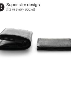 Jaimie Jacobs Flap Boy Slim Magic Wallet Genuine Leather RFID Blocking Black with Black Elastic 19 81zUtEbvKkL
