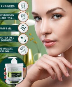 Advanced Clinicals Green Coffee Bean Lift & Slim Body Cream Skin Care Anti Cellulite Cream | Caffeine Body Lotion Balm To Firm, Tighten, & Hydrate Look Of Legs, Arms, Tummy, Butt, & Thighs, 16 Ounce 16 Ounce (Pack of 1) 29 81zVgWvOWIL 3