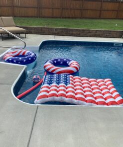 BigMouth Inc BMPF-AF Inflatable Giant Waving American Flag Pool Float 23 81zVyV3h5L