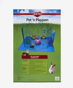 Kaytee Pet-N-Playpen with Mat for Pet Rabbits, Guinea Pigs, Ferrets or Other Small Animals 19 81zX3k4b gL