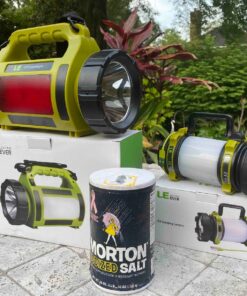 LE Rechargeable LED Camping Lantern, 1000LM, 5 Light Modes, Power Bank, IPX4 Waterproof, Lantern Flashlight for Hurricane Emergency, Hiking, Home and More, USB Cable Included 71 81zX4susvZL