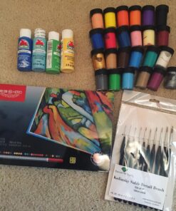 Best Professional Siberian Kolinsky Sable Detail Paint Brush, Value Set of 10, Miniature Brushes Will Keep a Fine Point and Spring, for Watercolor, Oil, Acrylic, Nail Art & Models 29 81zX8AlQvOL 1